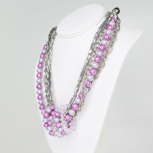 YOU & I Unique Multi-strand Beaded Necklace - Picture 3 of 4